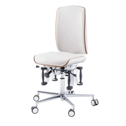 Zdrowotne krzesło RUCK STOOL bioswing, CPL Biały, biały