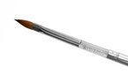 Flat and pointed brush, metal, (Size 6)