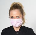 Hygiene masks medical class 1, pink 50 pcs.