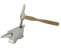 Hammer and anvil - stainless steel