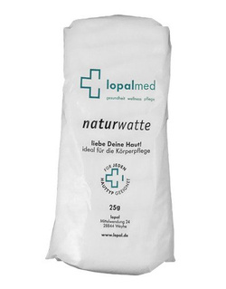 Lopalmed - Natural cotton wool 25g