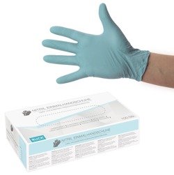 Nitrile gloves - turquoise, size XS, 100 pcs.