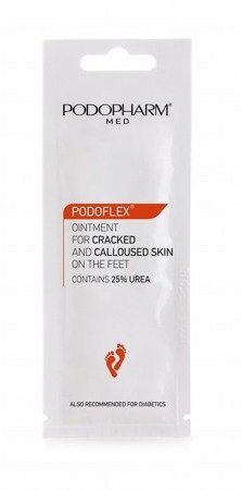 PODOFLEX® Ointment fo cracked and calloused skin on the feet, contains 25% urea, 10 ml