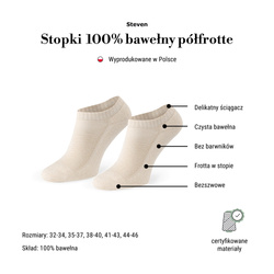Steven stopki półfrotte 100% bawełna OEKO-TEX bezszwowe