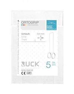 Łączniki do klamer ortonyksyjnych RUCK® NAGELKORREKTUR ORTOGRIP professional rozm 0,40, 5 szt.