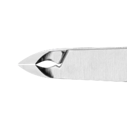 RUCK® tissue nippers stainless 10.5 cm / angled blade 5 mm