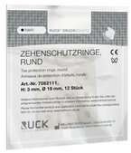 RUCK® basic, orteza filcowa krążki białe, 3 mm, 12 szt.