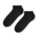 Steven black ankle socks 100% cotton Sanitized non binding seamless