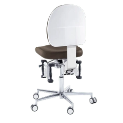 Krzesło zdrowotne Bioswing, beauty, espresso, rozmiar 2B, podnośnik długi