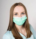 Hygiene masks medical class 1, green 50 pcs.