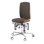 Zdrowotne krzesło RUCK STOOL Bioswing, CPL Orzech, espresso