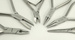 Orthonyxie Nail correction instruments set - 6 pcs