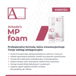 Keratolityczna pianka do skóry i paznokci Arkada’s MP foam 150 ml