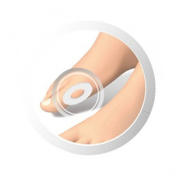 Orteza filcowa - krążki owalne RUCK® basic, białe, 3 mm, 4 szt.