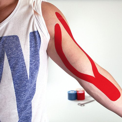 RUCK® czerwony Kinesioped-Tape taping, 1 rolka