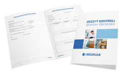 Medilab zeszyt kontroli procesu sterylizacji, 62 str.