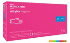 Nitrile gloves - pink, size M, 100 pcs.