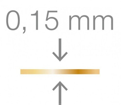 RUCK® GOLDSTADT professional half Corrective brace SET, 0,15mm, 50pcs