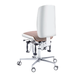 Zdrowotne krzesło RUCK STOOL Bioswing, CPL Biały, taupe