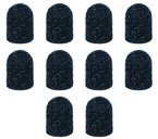 RUCK Certyfikowane kapturki ścierne do pedicure, Ø 13 mm / ziarn. 60 (10 szt.)