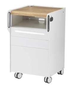 Podologiczna szafka RUCK® ROOM move S z światłem LED, CPL dąb