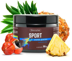 Sport ananas, guarana, 186 g, (na witalność, sprawność fizyczną i umysłowa)