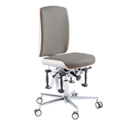 Zdrowotne krzesło RUCK STOOL Bioswing, CPL Biały, kamienny