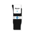 Steven black socks 100% cotton