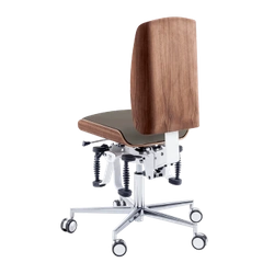 Zdrowotne krzesło RUCK STOOL Bioswing, CPL Orzech, mocca