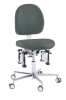Krzesło zdrowotne Bioswing, beauty, kamienny, rozmiar 2, podnośnik długi