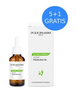 Aktywny olejek pozabiegowy PODOPHARM OLEUM HERBAL®, 10 ml 5+1 GRATIS