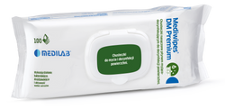 Medilab MediWipes DM Premium - chusteczki do dezynfekcji powierzchni, 100 szt., flow-pack