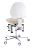 Krzesło zdrowotne Bioswing, beauty, natural, rozmiar 2, podnośnik długi