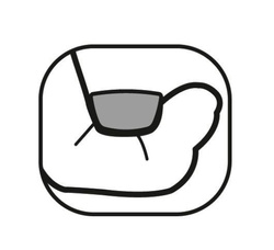 Podologiczne cążki czołowe RUCK®, matowe 14 cm