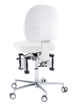 Krzesło zdrowotne Bioswing, beauty, biały, rozmiar 2B, podnośnik długi