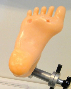 Stopa woskowo-żelowa do manualnych ćwiczeń podologicznych