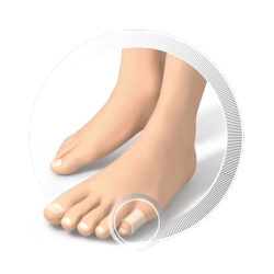 Obrączki żelowe na mały palec stopy RUCK® smartgel, 4 szt.