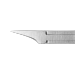 RUCK cęgi boczne do wrastających paznokci wygięte 10 cm ostrze 12 mm stal nierdzewna