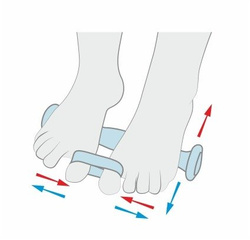 RUCK® ROLO na haluksy, rolka do masażu stóp