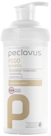 Krem do stóp z olejkiem drzewa herbacianego peclavus® PODOdiabetic, 500 ml