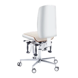 Zdrowotne krzesło RUCK STOOL Bioswing, CPL Biały, natural