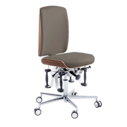 Zdrowotne krzesło RUCK STOOL Bioswing, CPL Orzech, mocca