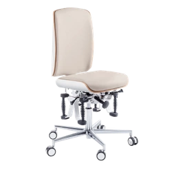 Zdrowotne krzesło RUCK STOOL Bioswing, CPL Biały, natural