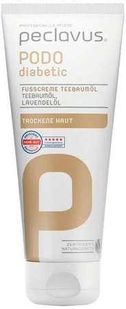 Krem do stóp z olejkiem drzewa herbacianego peclavus® PODOdiabetic, 100 ml