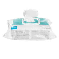 RUCK chusteczki do dezynfekcji i mycia powierzchni, z alkoholem, 100 szt. 18 x 20 cm