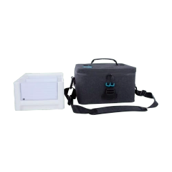 RUCK® work bag S with solid Box L set for instruments, dark granite, TPU