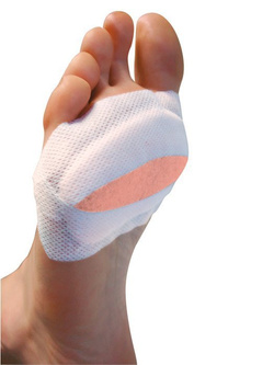 Odciążenie do stóp RUCK® Fleecy-Web Standard 100% bawełna, 4 płaty miękkie 7,5 x 11,6 cm, 1mm