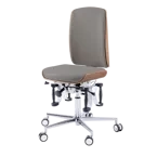 Zdrowotne krzesło RUCK STOOL Bioswing, CPL Orzech, kamienny