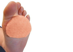 Odciążenie do stóp RUCK® Fleecy Foam, 4 płaty miękkie 7,5 x 11,6 cm