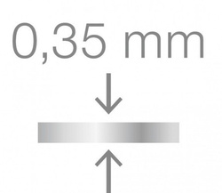 Klamry ortonyksyjne RUCK® NAGELKORREKTUR ORTOGRIP professional, rozmiar 3, 5 sztuk.